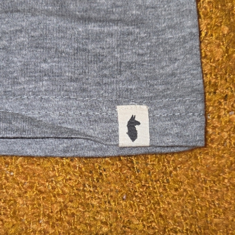 Cotopaxi Women Gray Tee with Vibrant Stripe - Picture 4 of 4